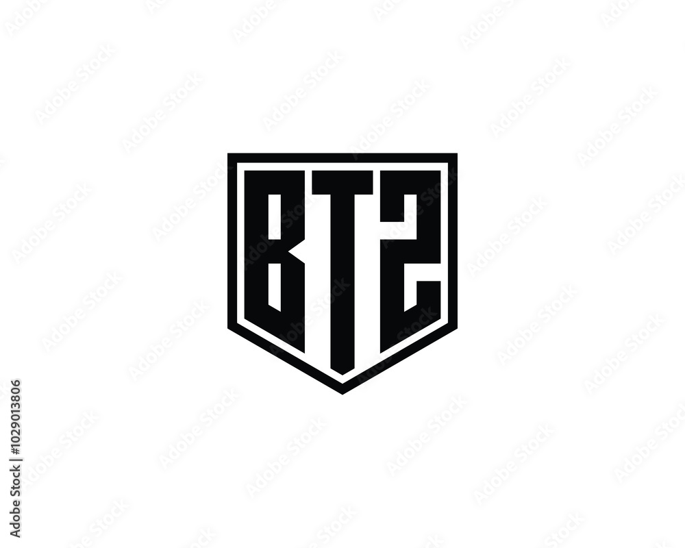 BTZ logo design vector template. BTZ BTZ logo design vector template. BTZ