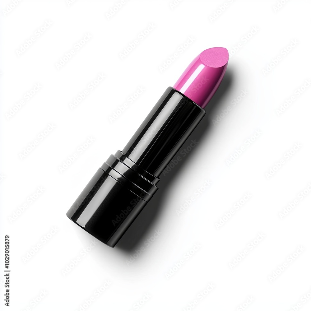 Tube of pink lipstick isolated on white background Tube of pink lipstick isolated on white background