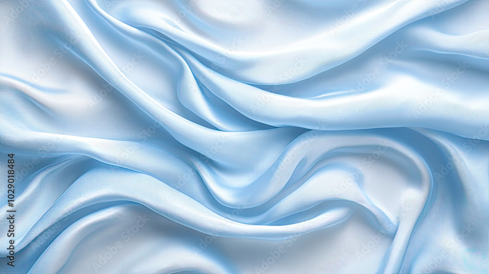 Fototapeta premium wavy White and Blue Colors Background