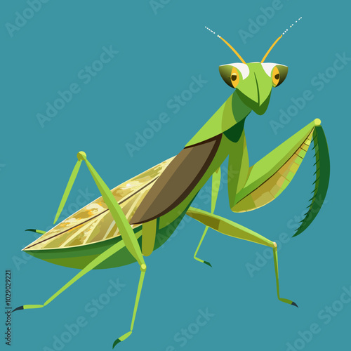 praying-mantis-isometric-illustrations