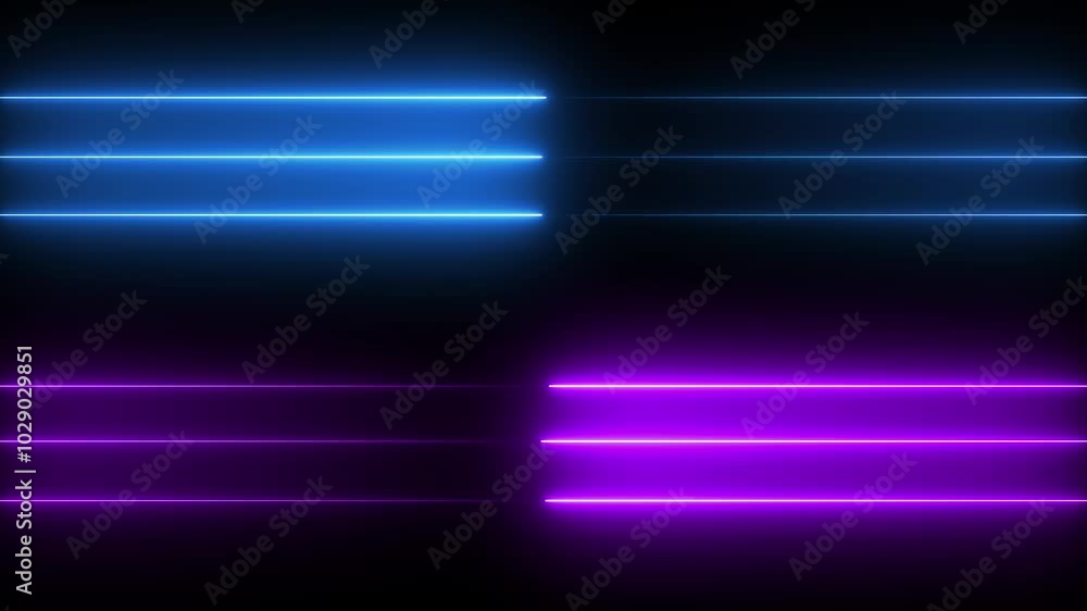 glowing Neon lights glowing futuristic trendy purple and pink color seamless neon light lines on isolated black background glowing Neon lights glowing futuristic trendy purple and pink color seamless neon light lines on isolated black background