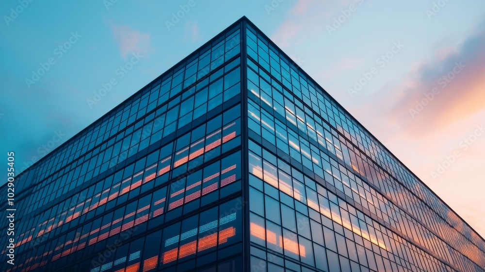 A data-driven utopia where every building's glass reflects the future A data-driven utopia where every building's glass reflects the future