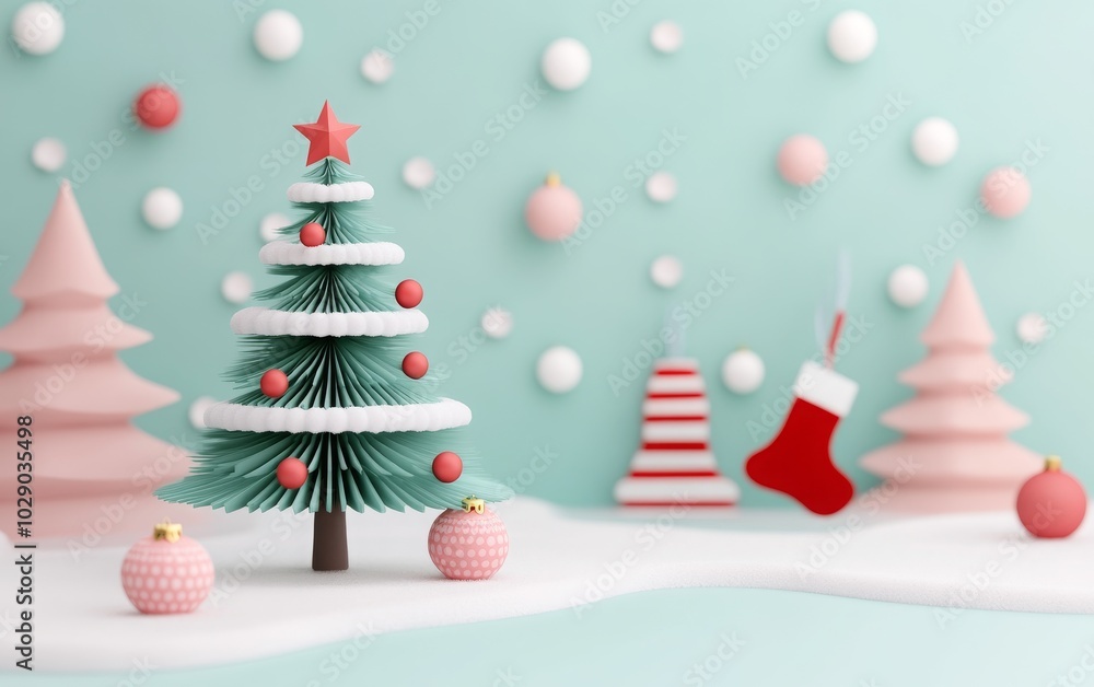 Festive decorations celebrate the holiday spirit Festive decorations celebrate the holiday spirit