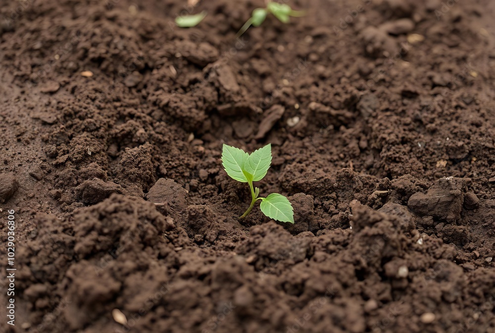Soil spread by a natural process Soil spread by a natural process
