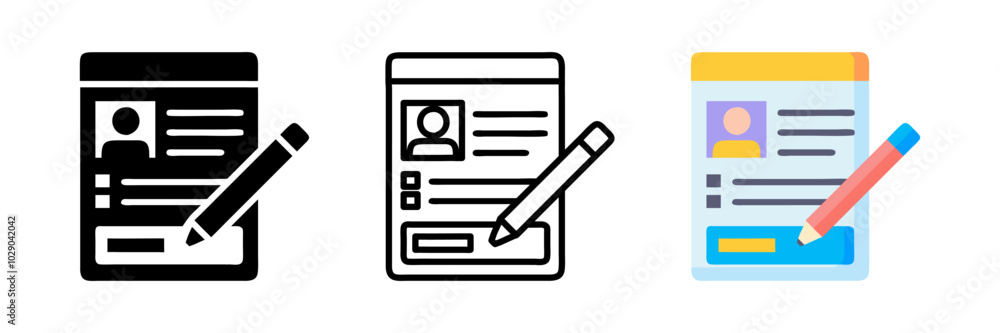 Registration vector icon. Black illustration isolated on white background for graphic and web design. Registration vector icon. Black illustration isolated on white background for graphic and web design.