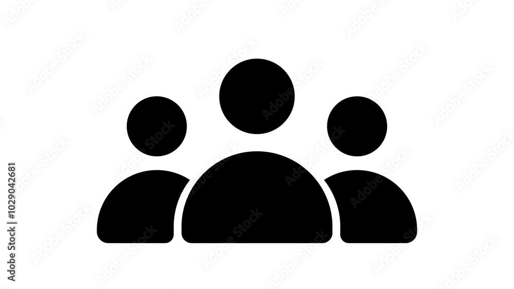 Team and community Icon Animation Team and community Icon Animation