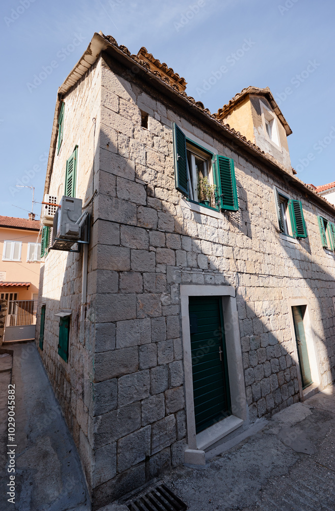 Naklejka premium Ancient architecture of Split old town, Croatia.