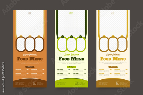 Food Rollup Banner Design