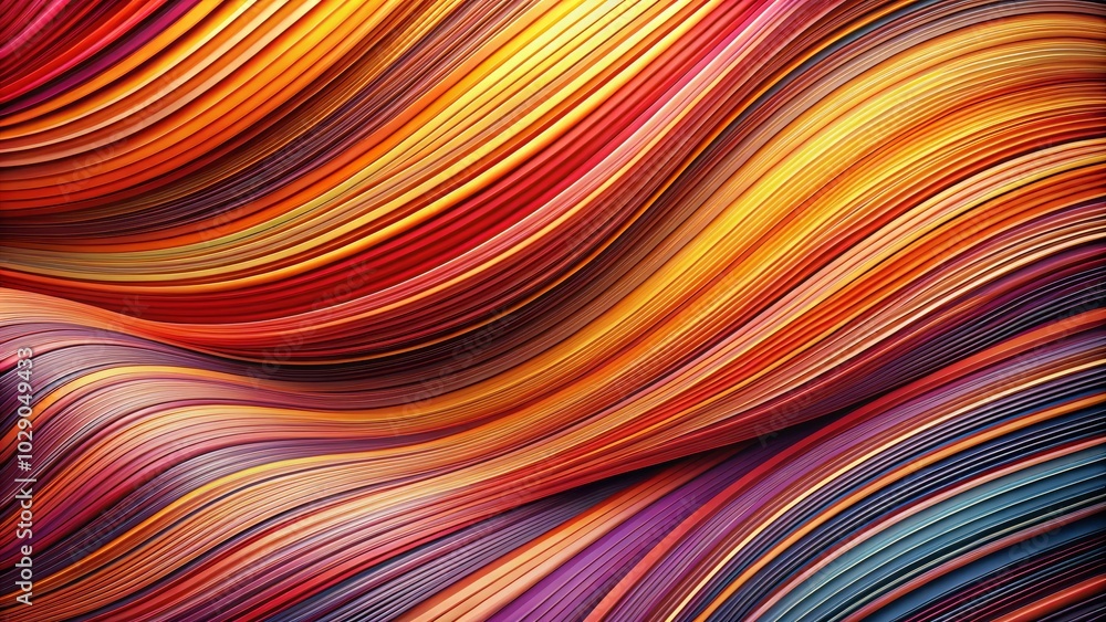 Fototapeta premium Modern wallpaper texture showcases elegant abstract line motifs.