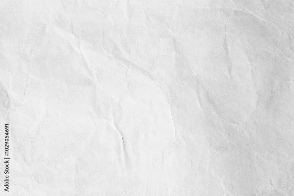Crumpled white background paper texture with stains and dots Crumpled white background paper texture with stains and dots