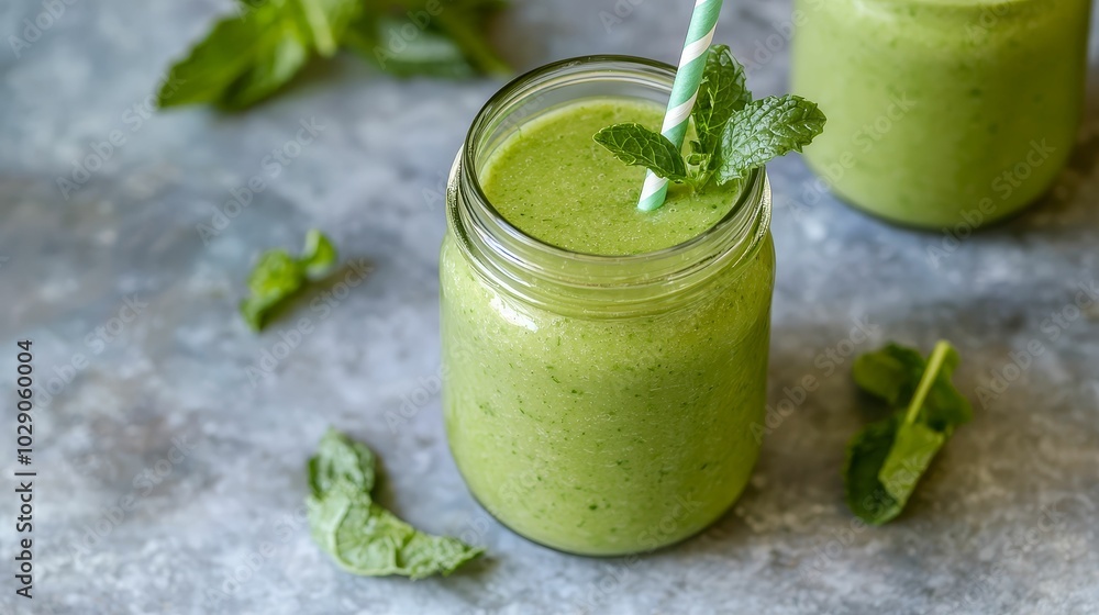 Healthy fiber-rich smoothie made with organic greens and vegetables, refreshing, nutrition, Healthy fiber-rich smoothie made with organic greens and vegetables, refreshing, nutrition,