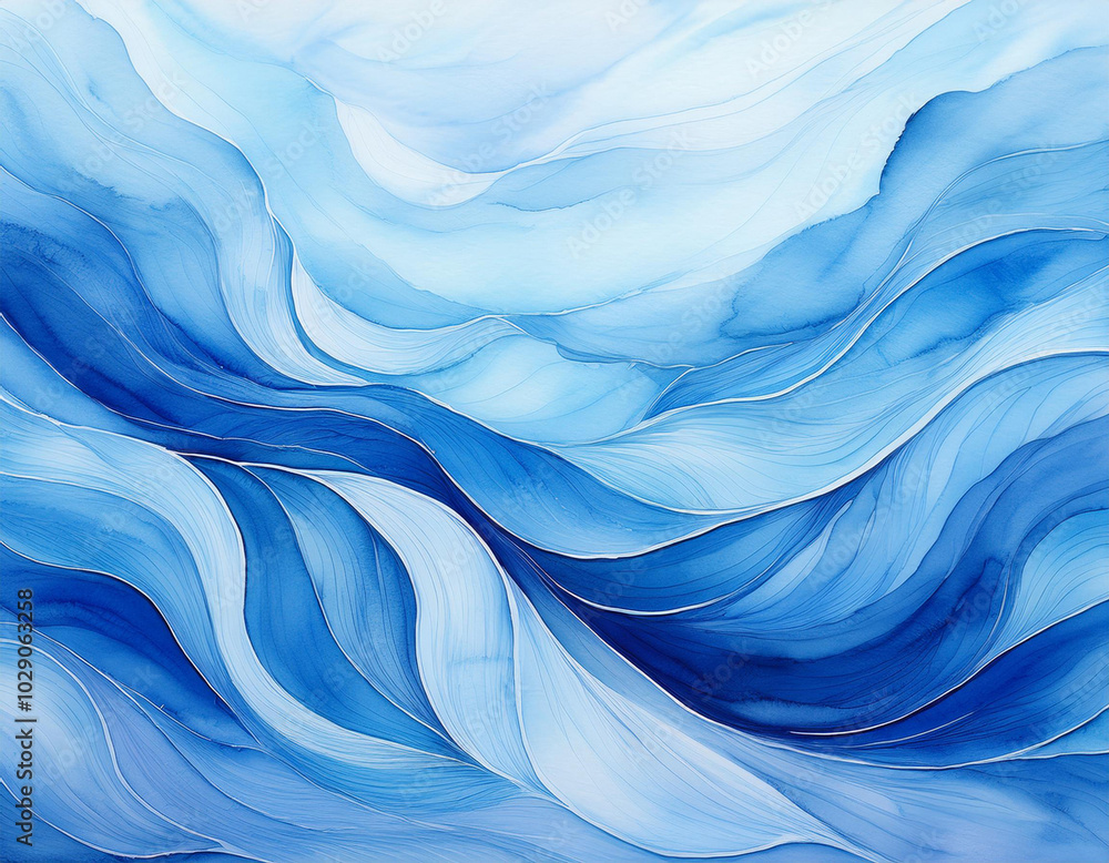 Fluid blue shapes stand out against the dark. Premium modern and clean blue wave Fluid blue shapes stand out against the dark. Premium modern and clean blue wave