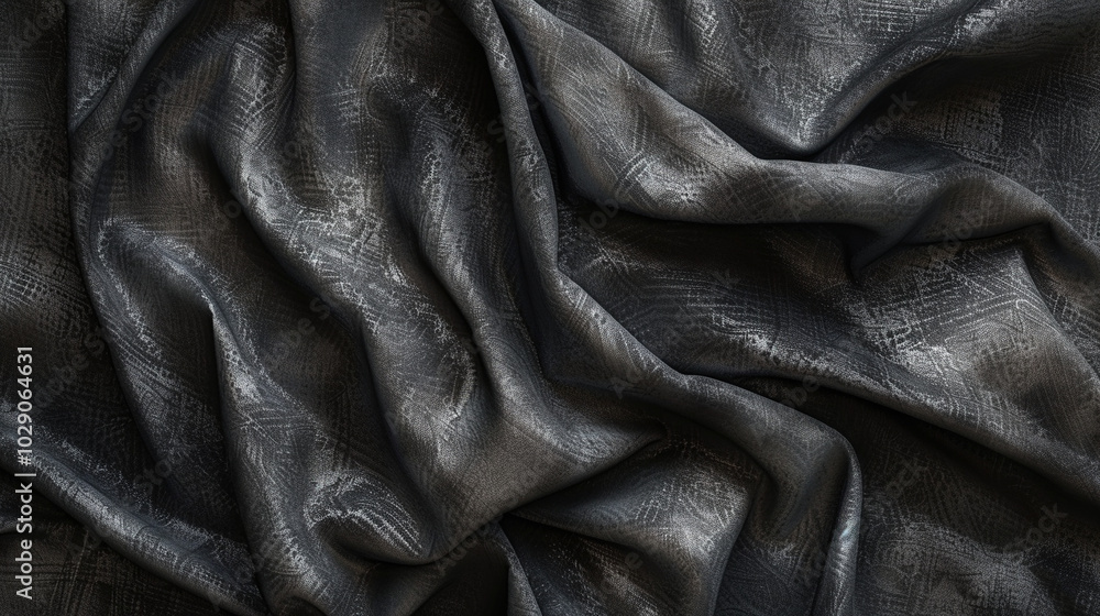Deep charcoal gray with a slight metallic shimmer and subtle texture variations. Deep charcoal gray with a slight metallic shimmer and subtle texture variations.
