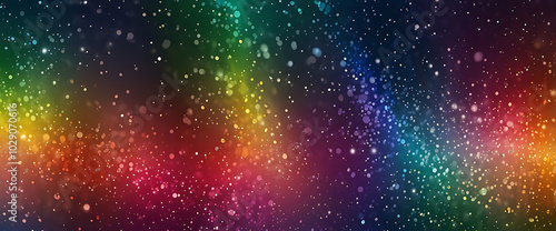 Abstract background rainbow colors Colorful universe background, ai