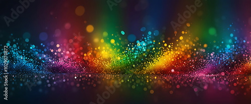 Abstract background rainbow colors Colorful universe background, ai