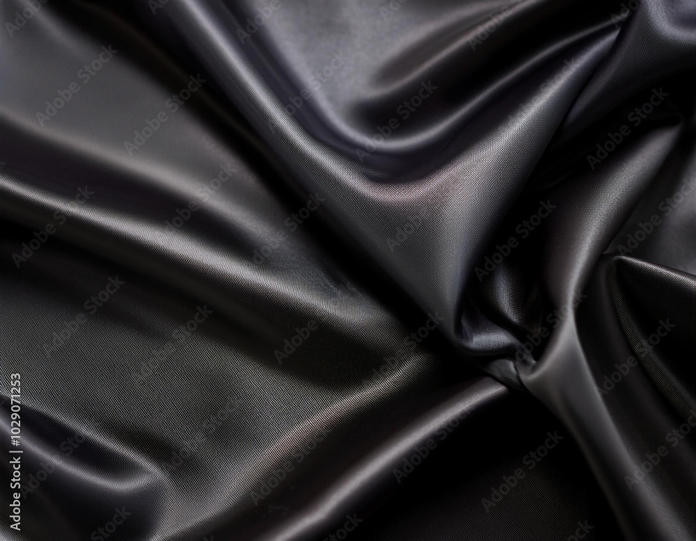 Abstract texture of natural black or dark gray color fabric as concept background. Fabric texture of natural cotton or linen, silk or satin, wool or jersey textile material. Luxurious dark background. Abstract texture of natural black or dark gray color fabric as concept background. Fabric texture of natural cotton or linen, silk or satin, wool or jersey textile material. Luxurious dark background.