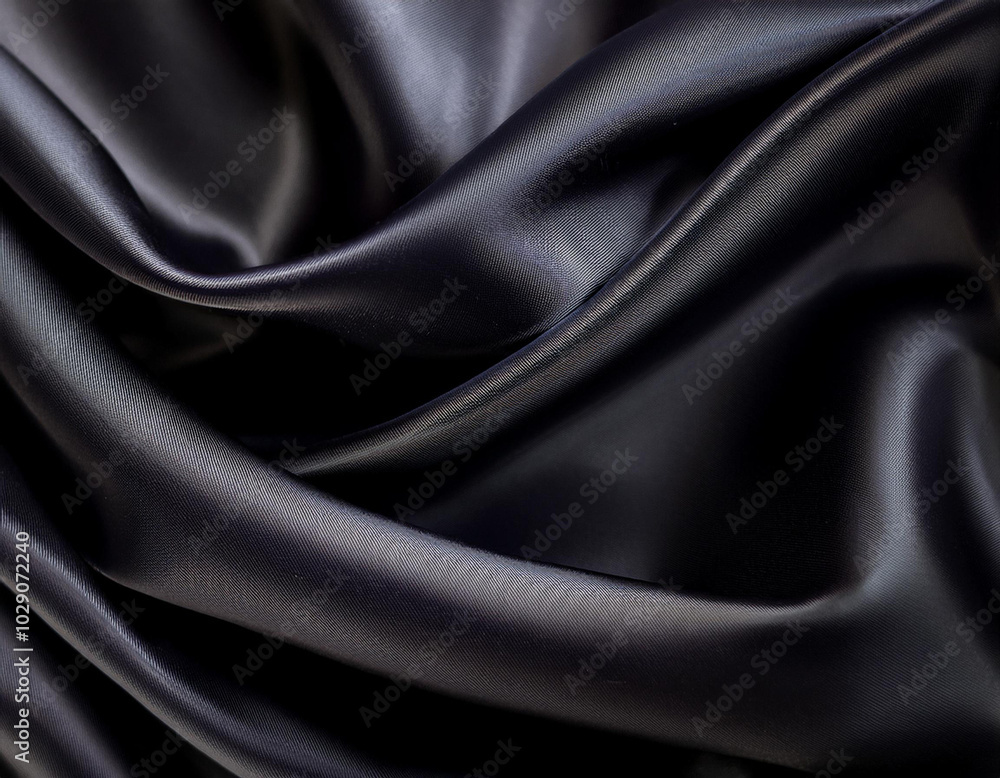 Abstract texture of natural black or dark gray color fabric as concept background. Fabric texture of natural cotton or linen, silk or satin, wool or jersey textile material. Luxurious dark background. Abstract texture of natural black or dark gray color fabric as concept background. Fabric texture of natural cotton or linen, silk or satin, wool or jersey textile material. Luxurious dark background.
