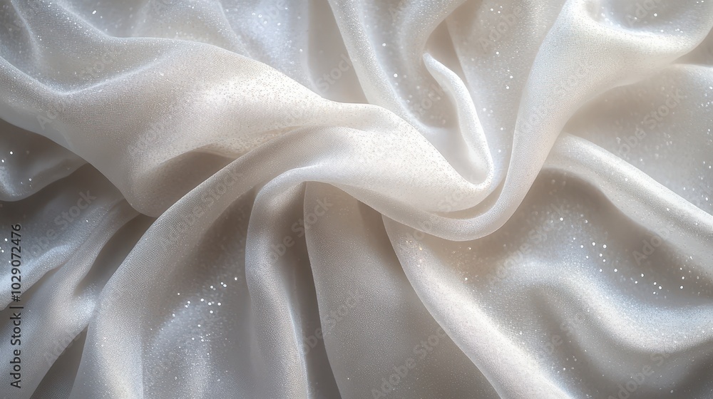 soft white fabric with subtle glitter and sparkle effects soft white fabric with subtle glitter and sparkle effects