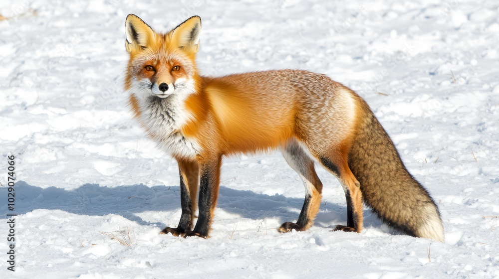 Majestic Red Fox in Winter Wilderness - Ultra-Detailed Nature Photography with Cinematic Light Majestic Red Fox in Winter Wilderness - Ultra-Detailed Nature Photography with Cinematic Light