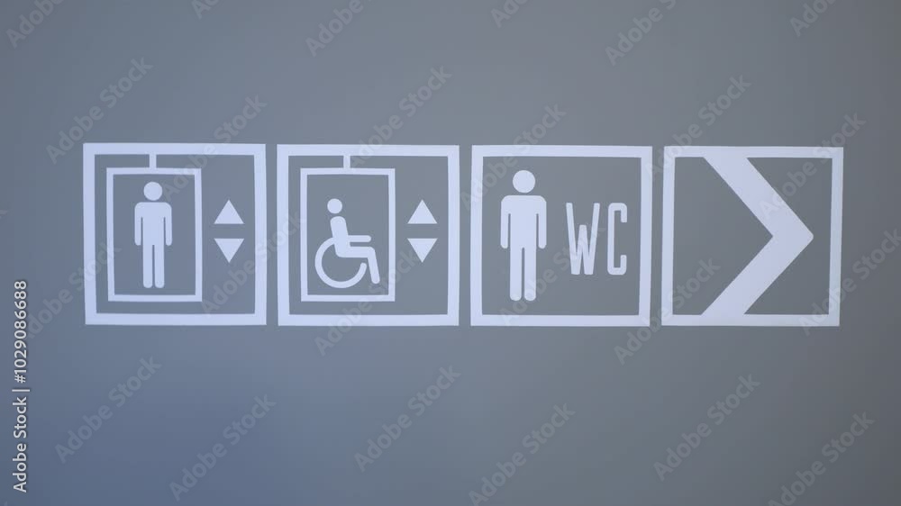 Signage that is accessible for bathrooms designated for both men and women is essential Signage that is accessible for bathrooms designated for both men and women is essential