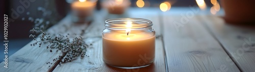 Homemade Candle in a Jar   ...
