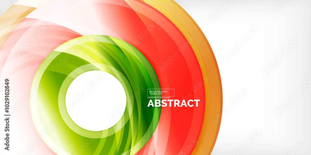 Bright colorful circles with light effects. Abstract background Bright colorful circles with light effects. Abstract background
