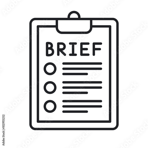 Brief icon