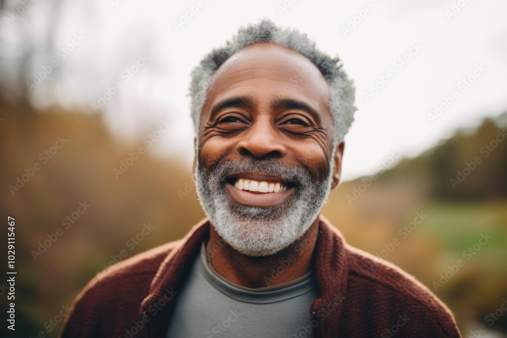 Portrait of a elderly African American man smiling in nursing home Portrait of a elderly African American man smiling in nursing home