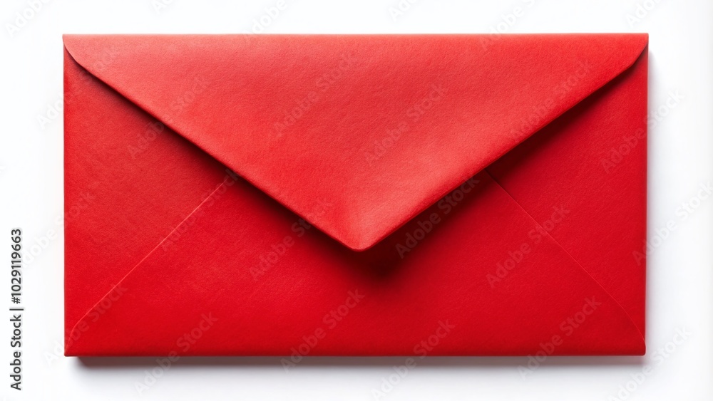 Red Envelope Isolated on White Background for Festive Occasions and Gifts Red Envelope Isolated on White Background for Festive Occasions and Gifts