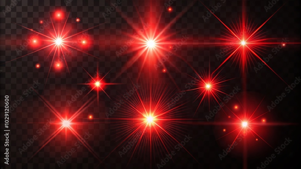 Red Lens Flares and Light Effects for Stunning Visuals in Low Light Photography