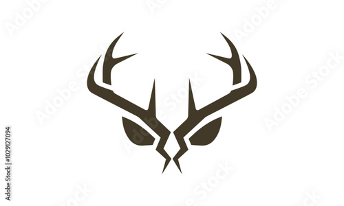 deer antler logo	
