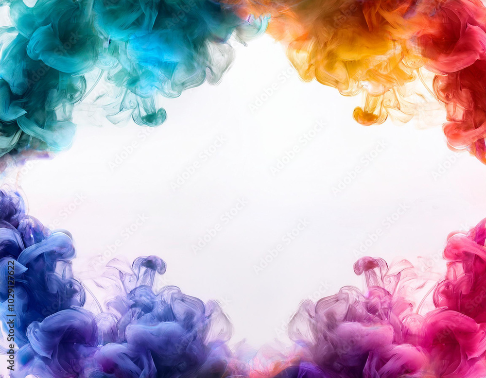 Movement of smoke,Abstract colorful smoke on white background, smoke background,colorful ink background,rainbow smoke, beautiful smoke Movement of smoke,Abstract colorful smoke on white background, smoke background,colorful ink background,rainbow smoke, beautiful smoke