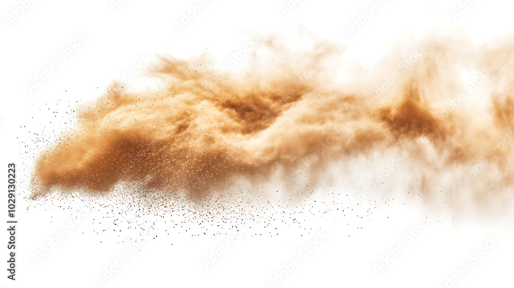 sandstorm sand dust cloud flying small particles isolated sandstorm sand dust cloud flying small particles isolated