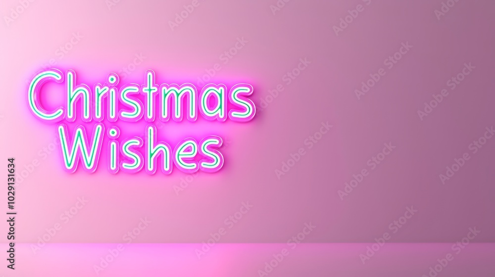 Festive Christmas Wishes 3D Typography Render with Vibrant Colors and Glossy Finish on Gradient Background Festive Christmas Wishes 3D Typography Render with Vibrant Colors and Glossy Finish on Gradient Background