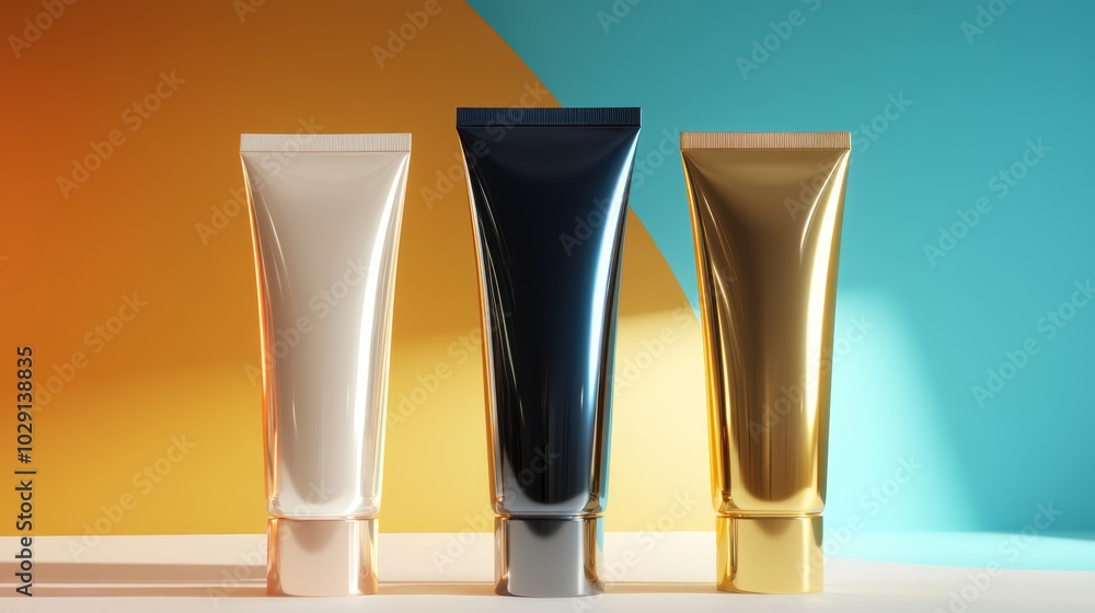Cosmetic tube. Premium background Cosmetic tube. Premium background