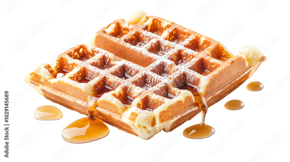 A delicious waffle drizzled with syrup, perfect for breakfast or dessert. Enjoy the crispy texture and sweet flavor in every bite! A delicious waffle drizzled with syrup, perfect for breakfast or dessert. Enjoy the crispy texture and sweet flavor in every bite!