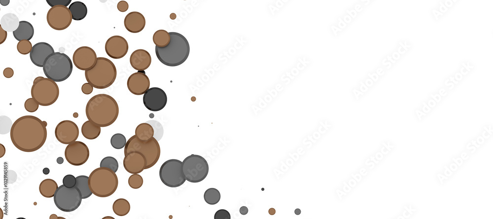 Elegant Embrace: Mesmerizing 3D Illustration Depicting Swirling gold Confetti Elegant Embrace: Mesmerizing 3D Illustration Depicting Swirling gold Confetti