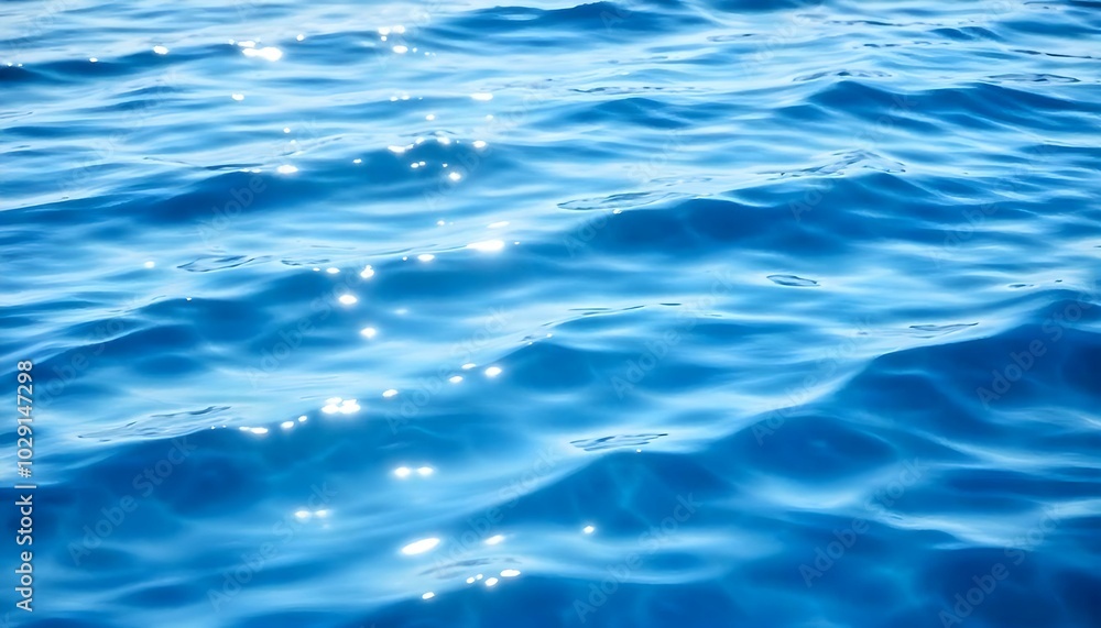 a serene blue water background with gentle ripples reflecting sunlight a serene blue water background with gentle ripples reflecting sunlight