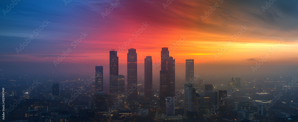 Fototapeta premium Global warming and green development