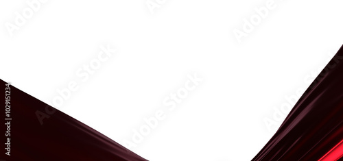 Abstract red cloth falling. Satin fabric flying in the wind