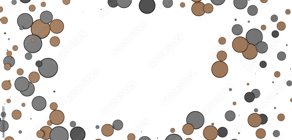 Multicolored confetti on white Multicolored confetti on white
