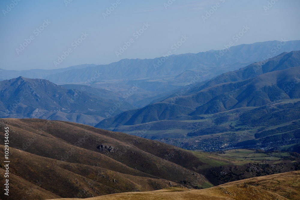Fabulous landmark with mountains layers, Armenia Fabulous landmark with mountains layers, Armenia