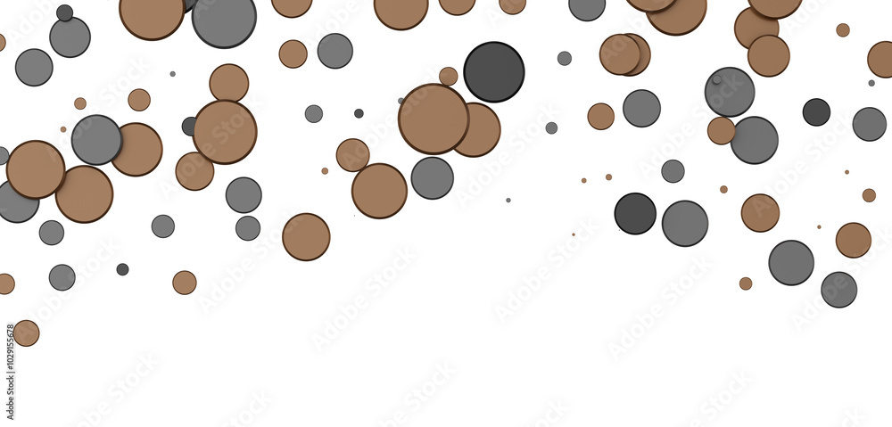 Obraz premium Confetti, paper triangle on the floor, fancy, colorful, celebration party