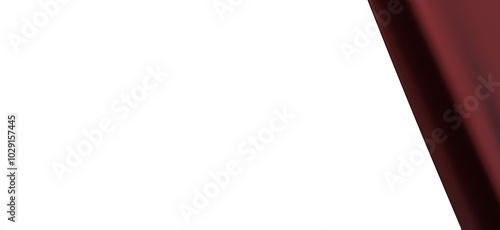 Abstract red cloth falling. Satin fabric flying in the wind