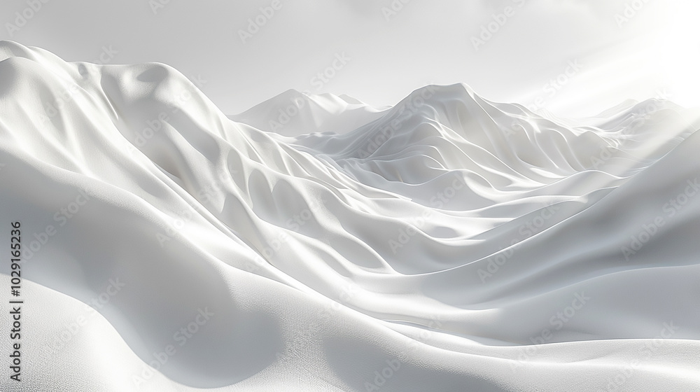 Fototapeta premium Crisp white canvas for a fresh, modern feel background design