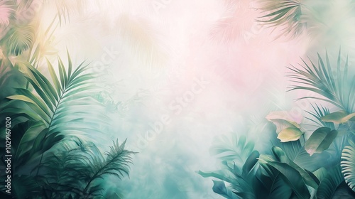 dynamic background with soft colors, the untamed spirit of a wild jungle