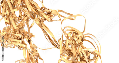 Shiny yellow leaf gold foil...
