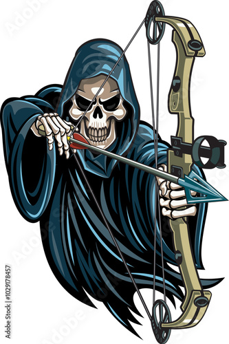 grim reaper aiming compound hunting bow