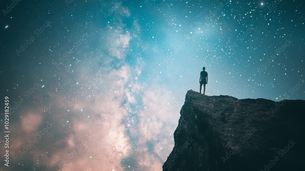 Fototapeta premium Contemplating Infinite Possibilities
