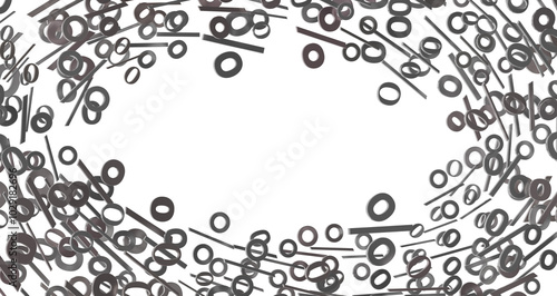 Blurred sale background. 3d